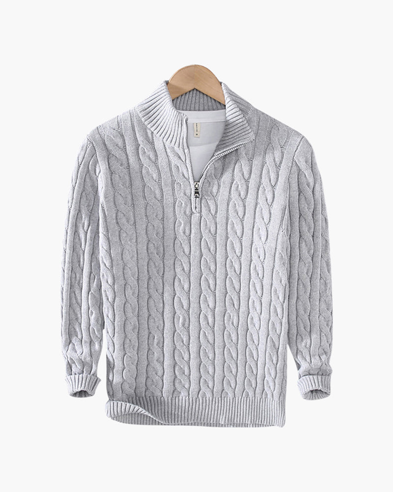 Lukas™ | Kabelstrik med lynlås og høj hals