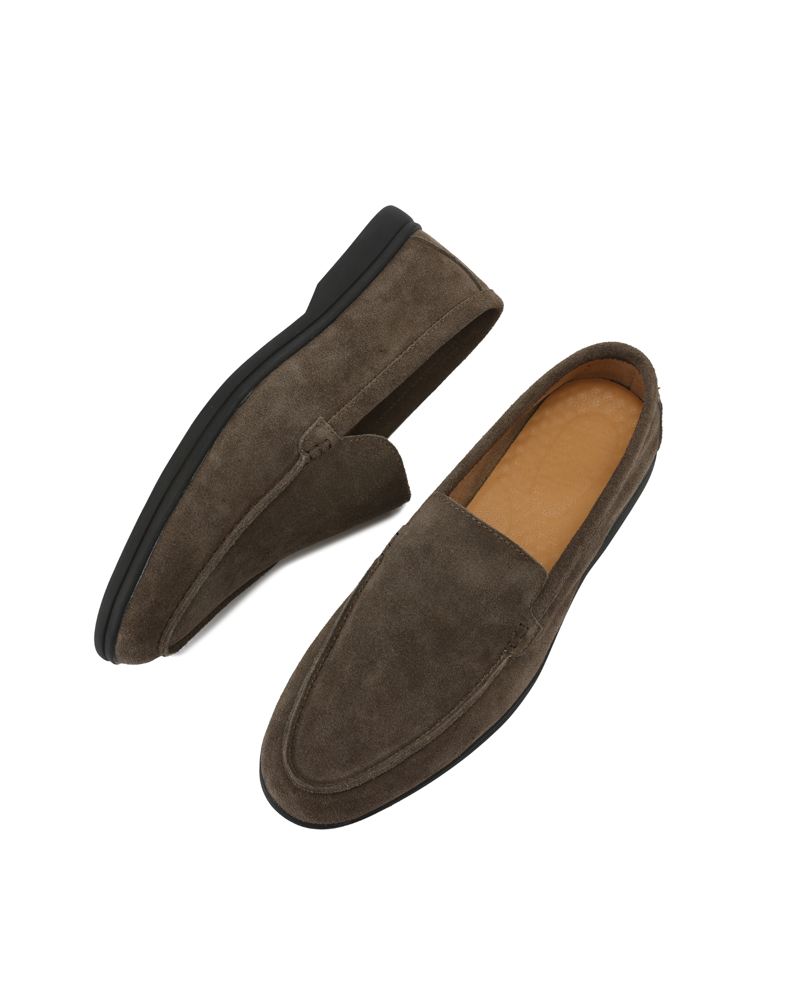 Oliver™ | Ruskindsloafers med sort sål