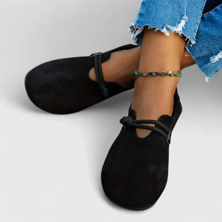 Isabella™ | Komfortable loafers med dekorativ snøredetalje