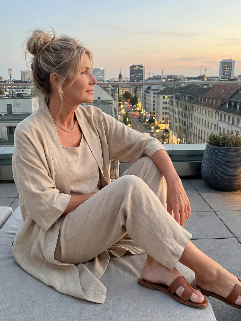 Linnea™ | Let og luftigt sæt med afslappet pasform