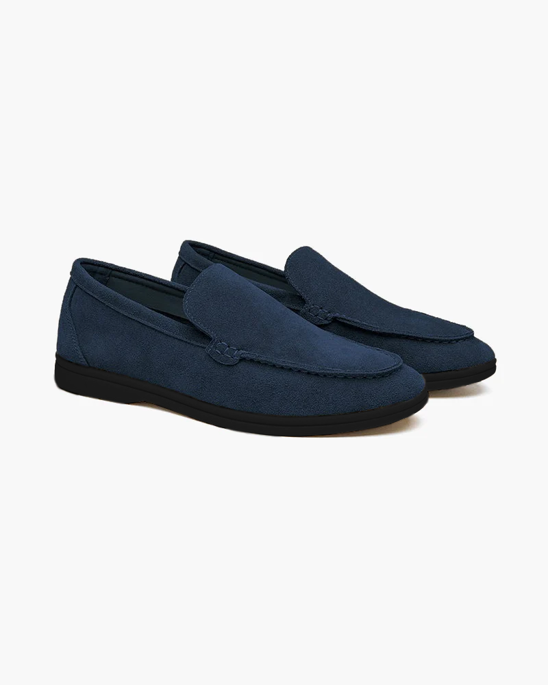 Oliver™ | Ruskindsloafers med sort sål