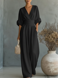 Thora™ | Jumpsuit med elegant V-udskæring