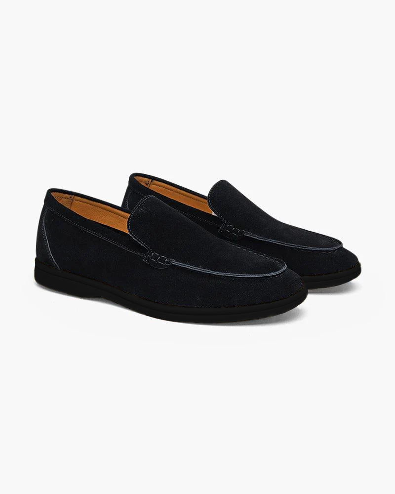 Oliver™ | Ruskindsloafers med sort sål