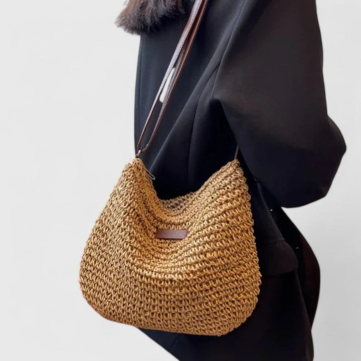 Agnes™ | Flettet skuldertaske med justerbar rem